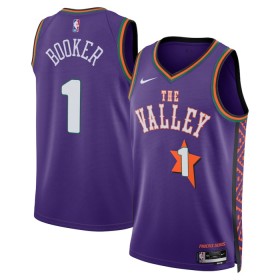 NBA Phoenix Suns Trikot Devin Booker Nike 2024-25 City Edition Lila Swingman - Herren